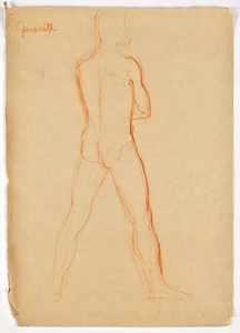 Male Back Nude by Walther Gamerith