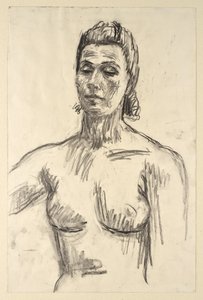 Female Half-Nude by Walther Gamerith