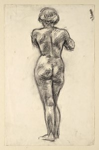 Female Nude from the Back by Walther Gamerith