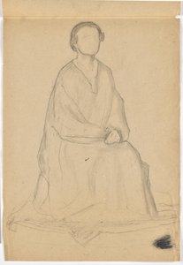 Two Studies for Full-Length Portrait by Walther Gamerith