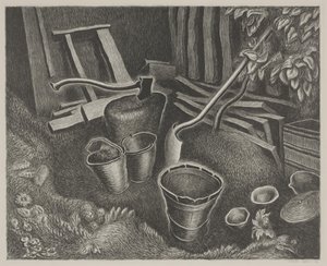 Backyard Corner by Wanda Gág