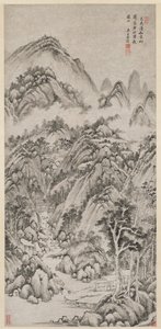 Mountain Village Embraced by the Summer by Wang Shimin