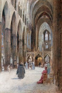 Westminster Abbey: Nave and Choir from the West