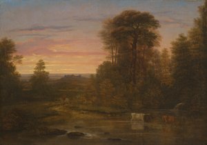 A Landscape after Sunset