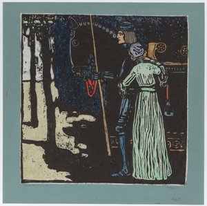 Farewell (Large Version) (Second State) by Wassily Kandinsky