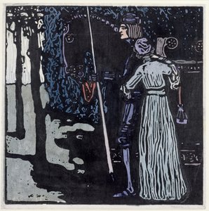 Farewell - Large Version by Wassily Kandinsky