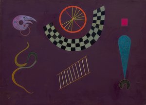 Band with Squares. 1944 by Wassily Kandinsky