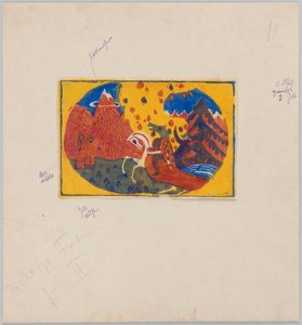 Mountains (Proof Print with Instructions for Kandinsky
