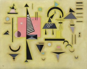 Decisive Pink by Wassily Kandinsky
