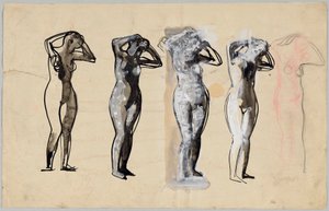 Five Female Nudes by Wassily Kandinsky