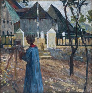 Kallmünz - Gabriele Münter Painting II by Wassily Kandinsky