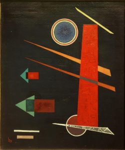 Mighty Red by Wassily Kandinsky