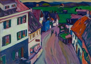 Murnau – View from the Window of the Griesbräu