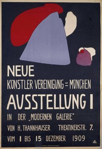 Poster for the 1st Exhibition of the Neue Künstlervereinigung München