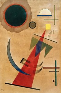 Red in Pointed Shape by Wassily Kandinsky