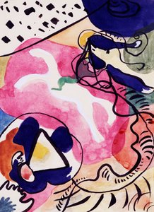 Study for Blue Knight by Wassily Kandinsky