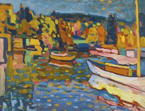 Study for Autumn Landscape with Boats