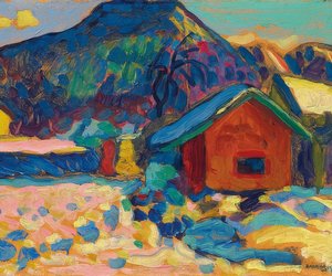 Winter Study with Mountain. 1908