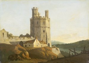 Caernarvon Castle, the Eagle Tower by Welsh school