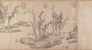 Summer Retreat in the Eastern Grove, datable to before 1515 by Wen Zhengming