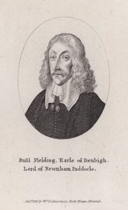 Basil Feilding, 2nd Earl of Denbigh, English diplomat, politician and Parliamentarian soldier in the Civil War by Wenceslaus (after) Hollar