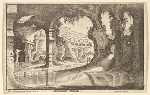 Roman Amphitheater by Wenceslaus Hollar