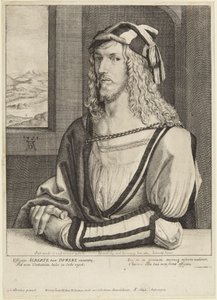 Dürer as a Young Man by Wenceslaus Hollar