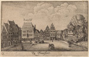 Frankfort by Wenceslaus Hollar