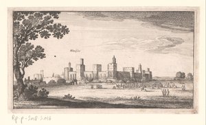 View of Windsor Castle (Landscapes and Cityscapes) (Amoenissimi Aliquot Locorum in Diversis Provincijs Iacetium Prospectus) by Wenceslaus Hollar
