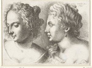 Heads of Two Young Women