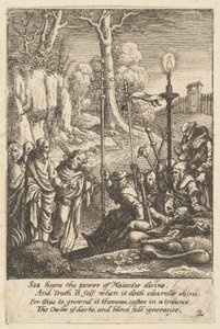 Jesus Confronting His Detractors by Wenceslaus Hollar