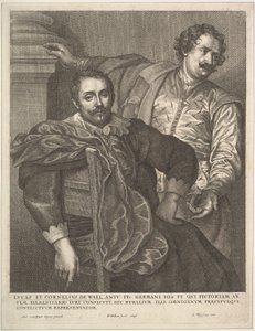 Lucas and Cornelius van Wael by Wenceslaus Hollar