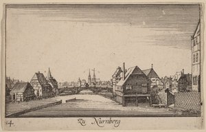 Nuremberg by Wenceslaus Hollar