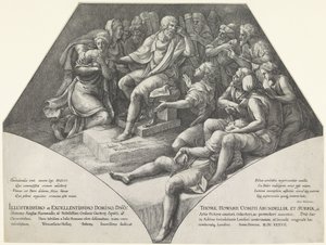 Judgment of Zaleucus by Wenceslaus Hollar