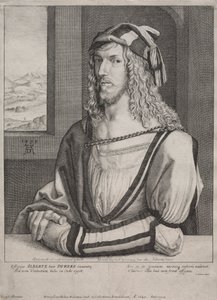 Portrait of Albrecht Dürer, at the Age of 26 by Wenceslaus Hollar