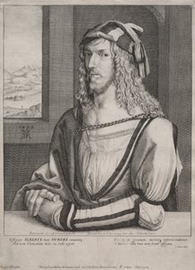 Portrait of Albrecht Dürer, at the Age of 26 by Wenceslaus Hollar
