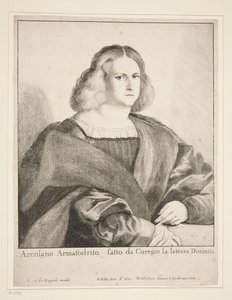 Portrait of a Man (Arcolano Armafodrito) by Wenceslaus Hollar