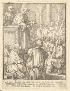 Preacher, from the Dance of Death, 1651