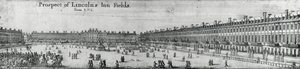 Prospect of Lincolns Inn Fields, c.1650 by Wenceslaus Hollar