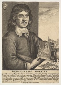 Self-Portrait by Wenceslaus Hollar