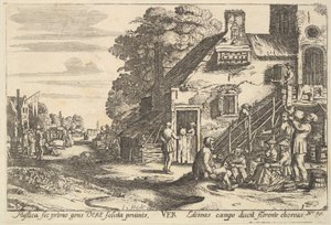 Spring by Wenceslaus Hollar