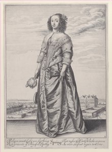 Spring, from The Seasons, 1643-44 by Wenceslaus Hollar