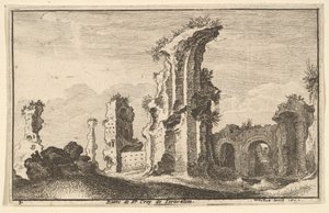 St. Croix de Jerusalem by Wenceslaus Hollar