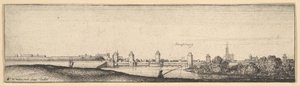 Strasbourg by Wenceslaus Hollar