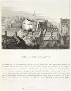 The Globe Theatre, c.1647, published by Robert Wilkinson, London, 1810 by Wenceslaus Hollar