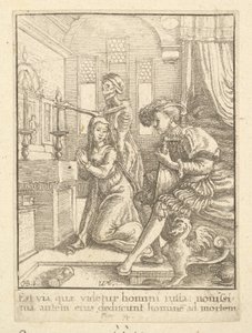 The Nun, from the Dance of Death by Wenceslaus Hollar