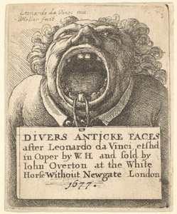 Title Page, Divers Anticke Faces by Wenceslaus Hollar