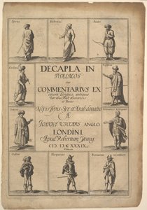 Title page: Decapla in Psalmos