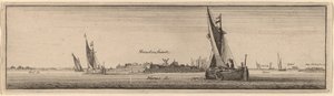 View of Shenckenschantz by Wenceslaus Hollar