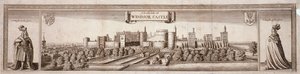 View of the South Side of Windsor Castle, Berkshire by Wenceslaus Hollar